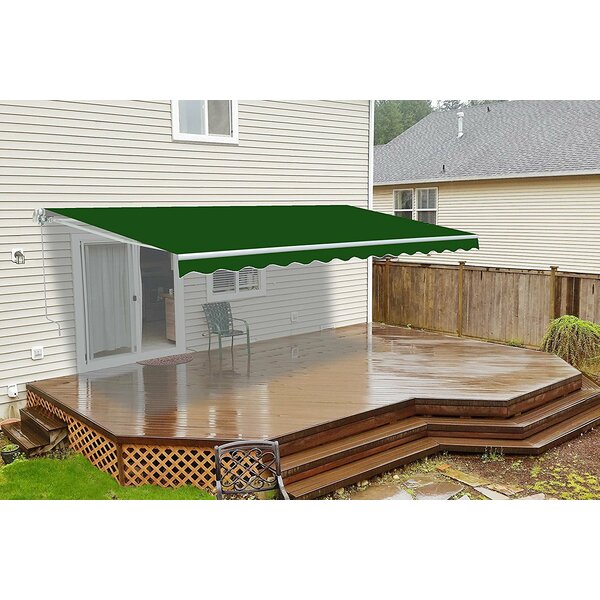 12 ft. W 10 ft. D Retractable Patio Awning by ALEKO