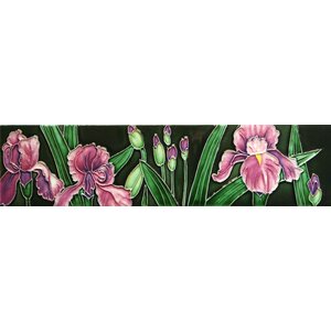 Iris Tile Wall Decor