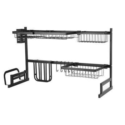 Kitchen Stainless Steel 2 Tier Dish Rack NUOCAIJIA NETWORK INC