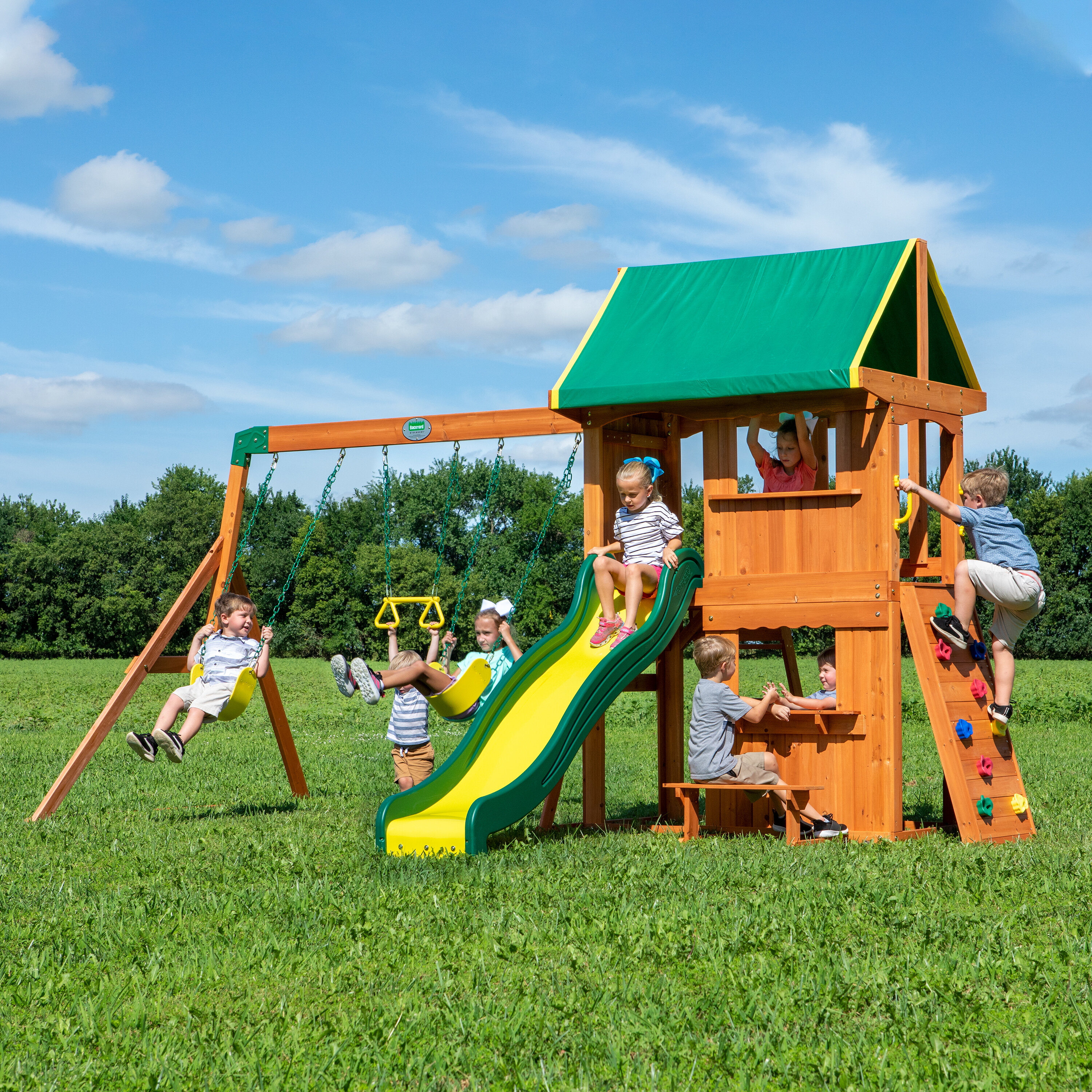 wayfair wooden playsets