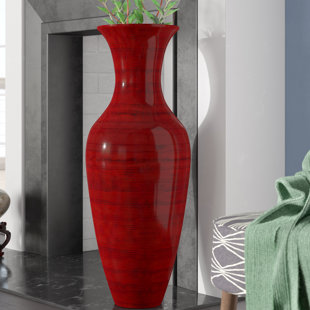 Large Red Vases Urns Jars Bottles You Ll Love In 2020 Wayfair