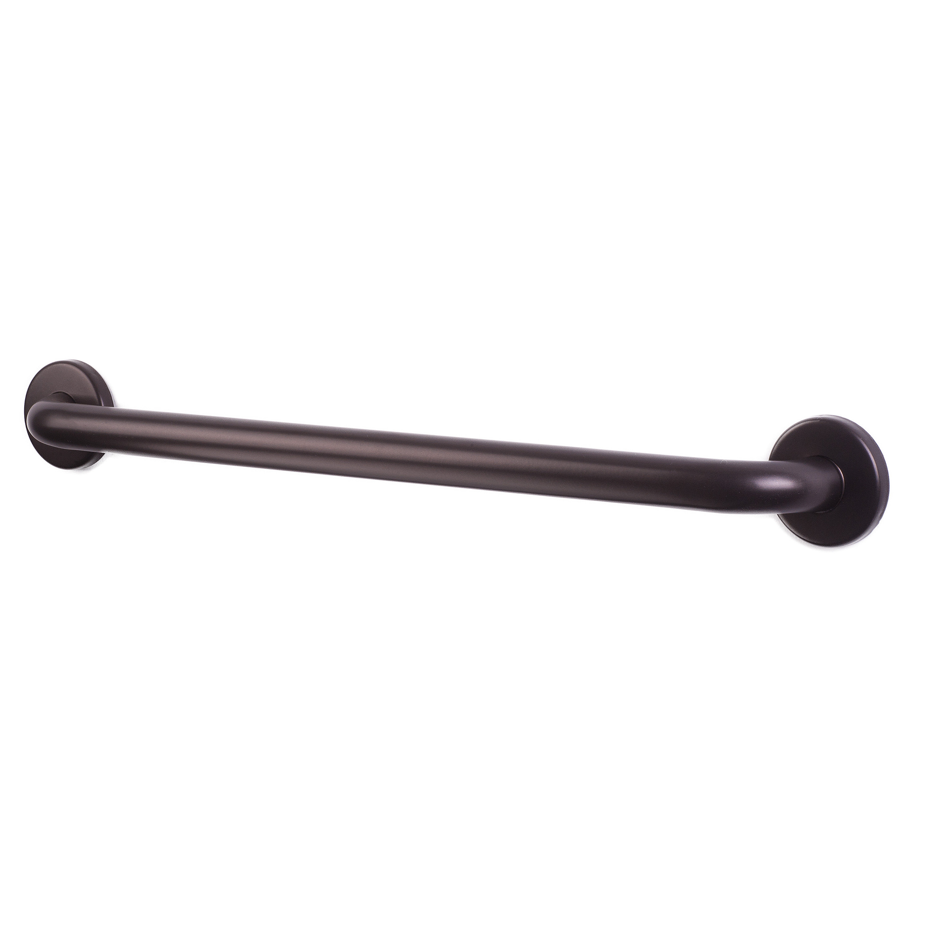 Straight Safety Bar CSI Bathware BAR-SB12-TW-125-PN Stainless Steel 12-Inch Grab Bar Peened Grip Finish Concealed Flanges