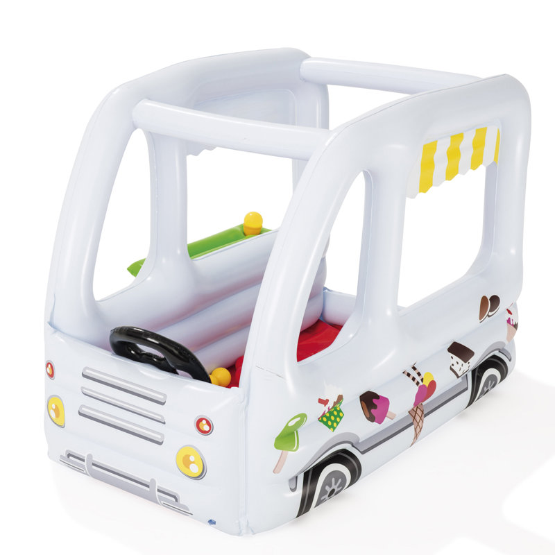 Bestway Up In And Over Scoops N Smiles Ice Cream Truck Ball Pit