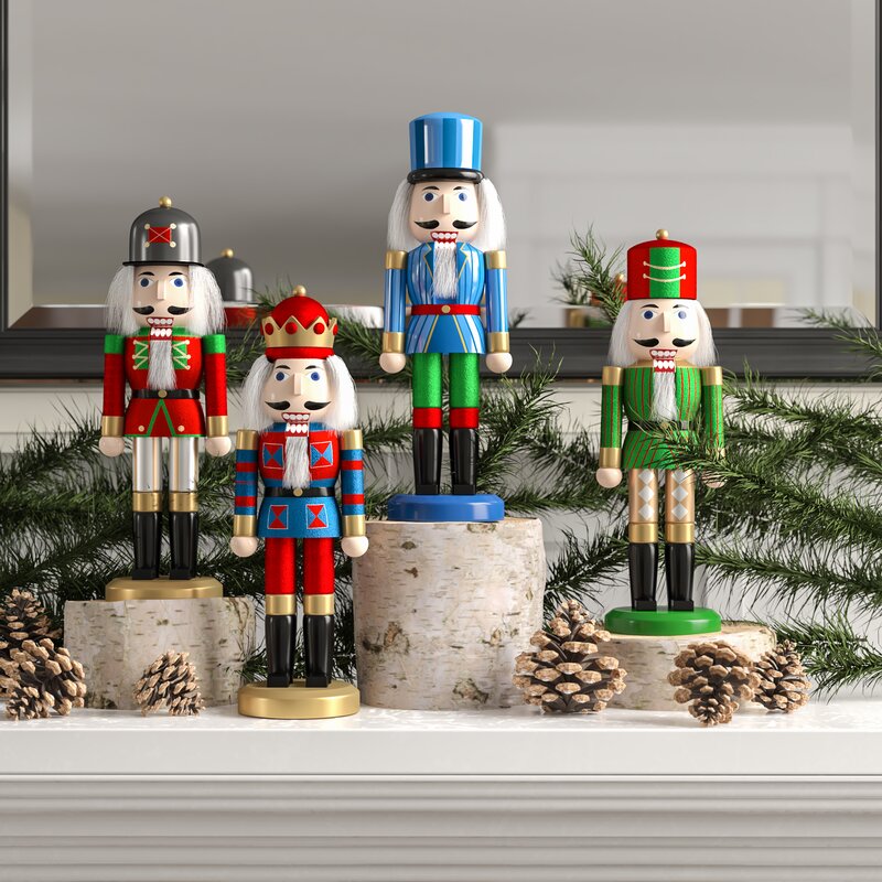 4 Piece Nutcracker Set & Reviews | Birch Lane