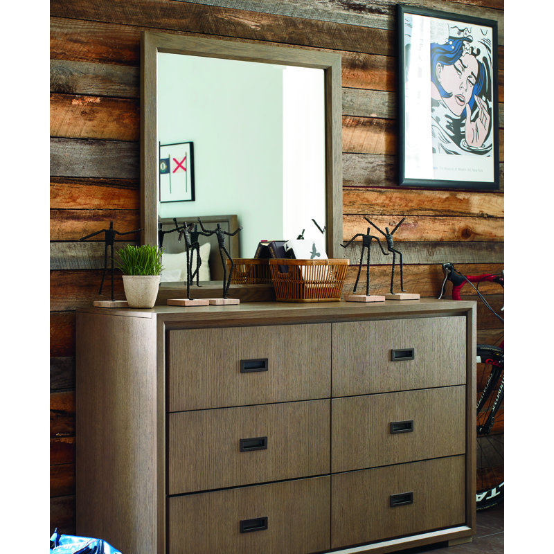 hudson 6 drawer double dresser