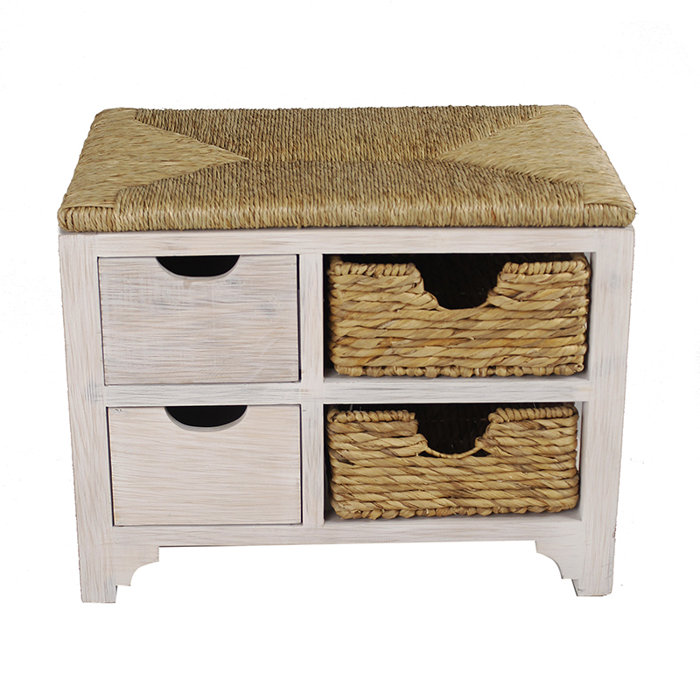 Highland Dunes Gean Wood Storage Bench Reviews Wayfair Ca