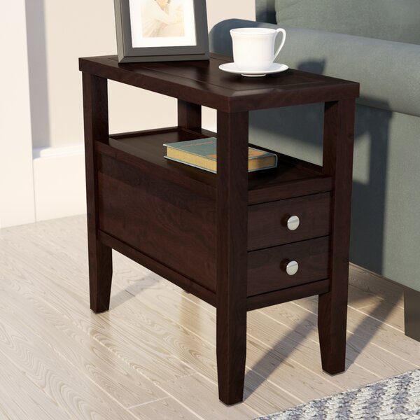 Gahagan End Table With Storage By Andover Mills
