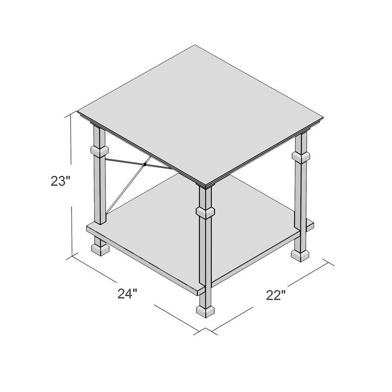 Mercury Row Zona End Table & Reviews Wayfair