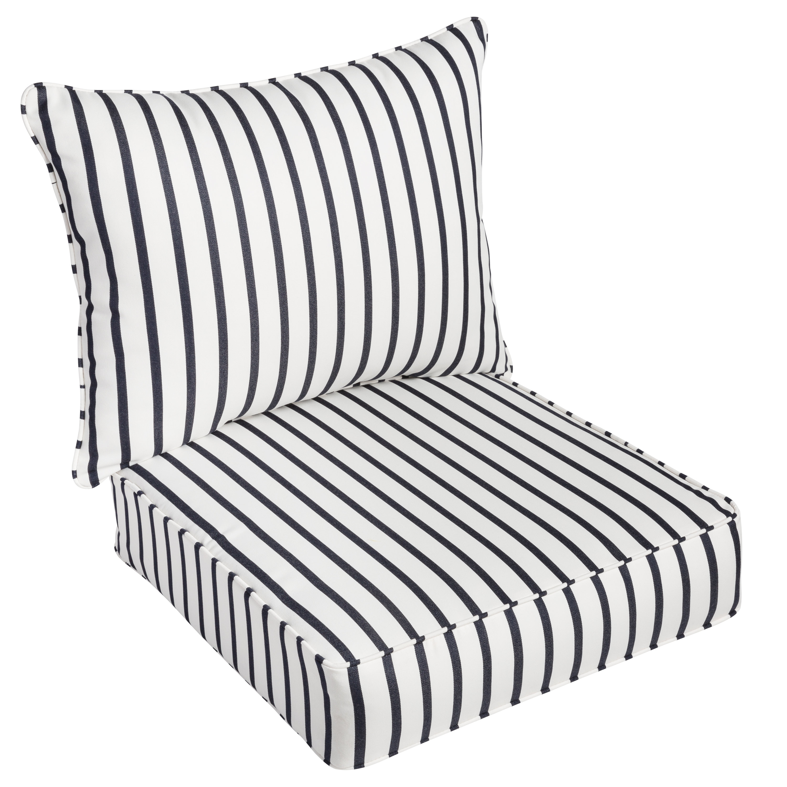 Breakwater Bay Stripe Indoor Outdoor Sunbrella Dining Chair Indoor Outdoor Sunbrella Dining Chair