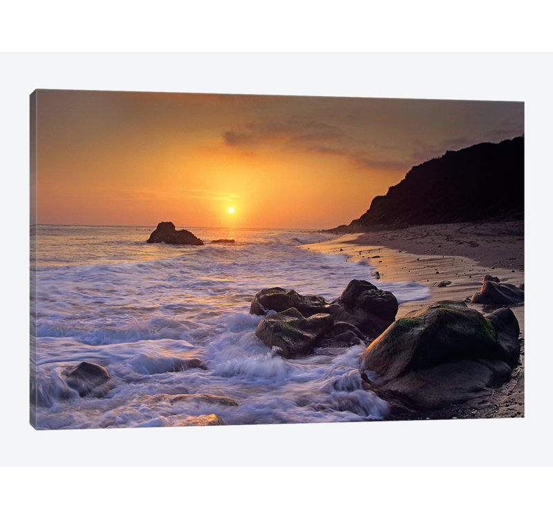 East Urban Home Sunset Over Leo Carillo State Beach Malibu