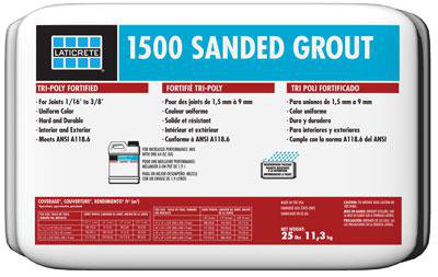 Laticrete Lat 1500 Sanded Grout 25 Lb Reviews Wayfair Lat 1500 Sanded Grout 25 Lb