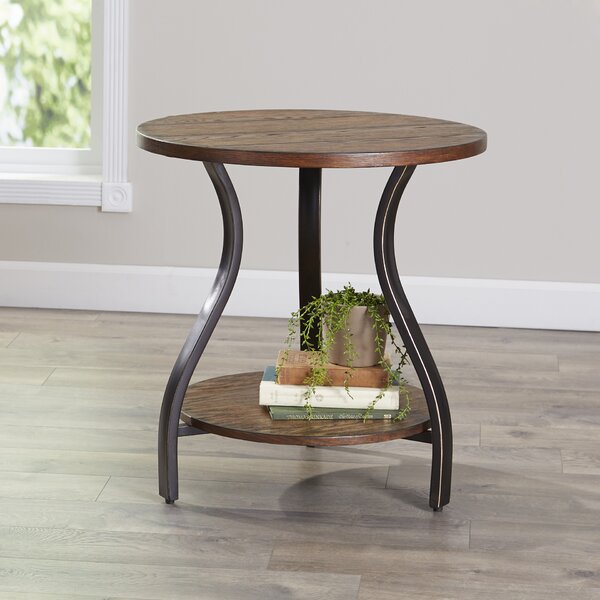 Bess Solid Wood End Table By August Grove