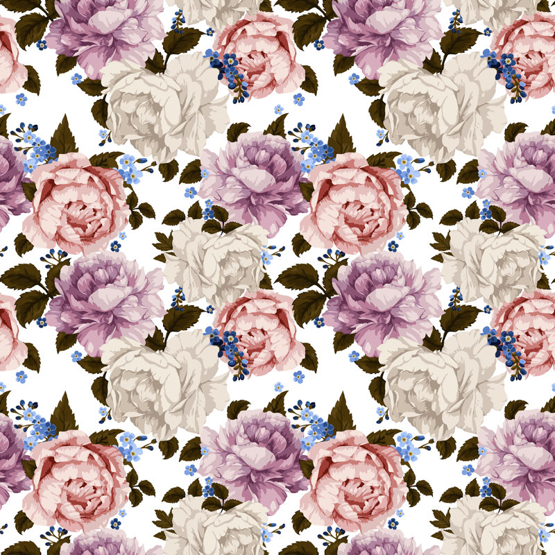Bungalow Rose Kamille Removable Giant Peonies 6 25 L X 75 W Peel