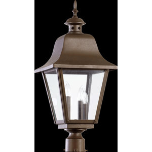 Bishop Outdoor 3-Light Lantern Head