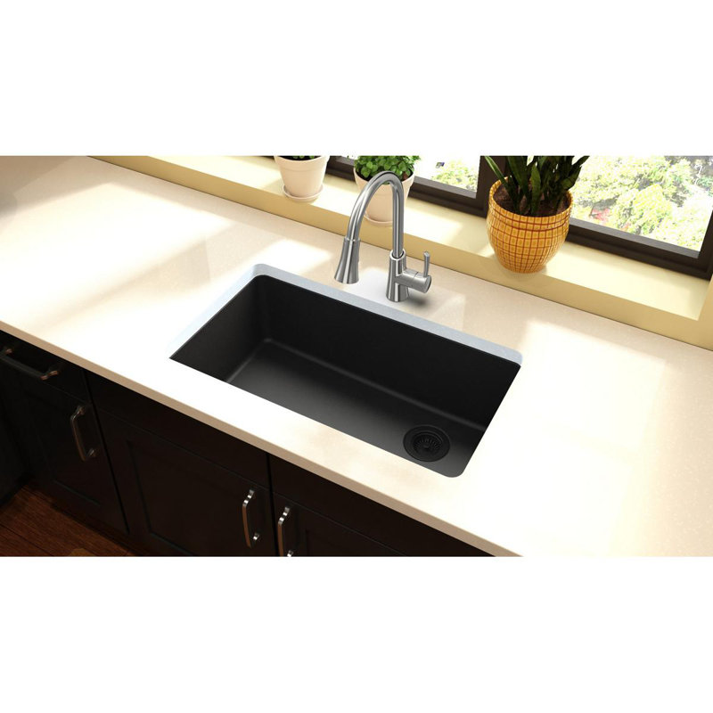Elkay Quartz Classic 33 L X 19 W Undermount Kitchen Sink