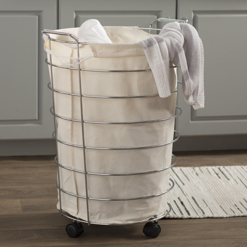 Wayfair Basics™ Wayfair Basics Rolling Laundry Hamper & Reviews Wayfair
