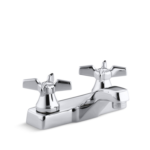 Triton Centerset Commercial Bathroom Sink Faucet, Requires Handles, Drain Not Included by Kohler