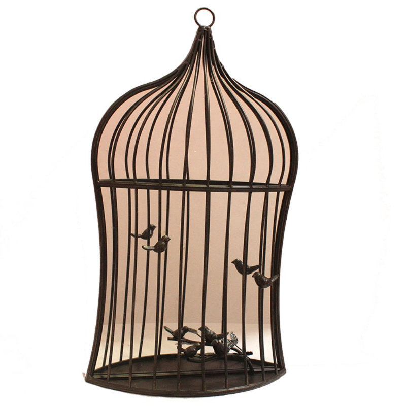 August Grove Elmassih Artistic Iron Decorative Bird Cage Wayfair