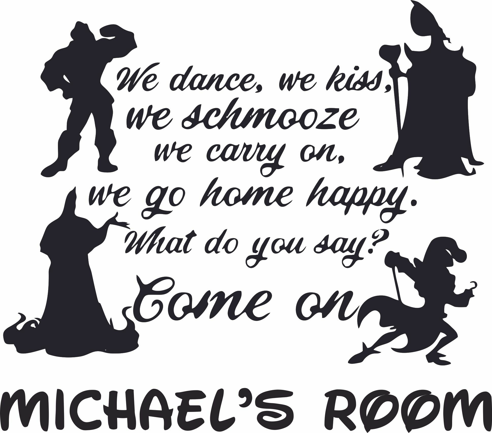 Design With Vinyl Come On Disney Villains Cartoon Wall Decal Wayfair