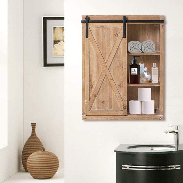 Sliding Barn Door Wall Cabinet Wayfair
