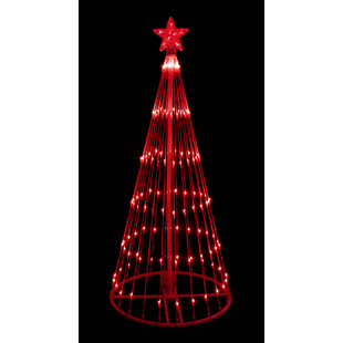Decorative LED Light Show Cone Christmas Tree Lighted Yard Art Decorative LED Light Show Cone Christmas Tree Lighted Yard Art