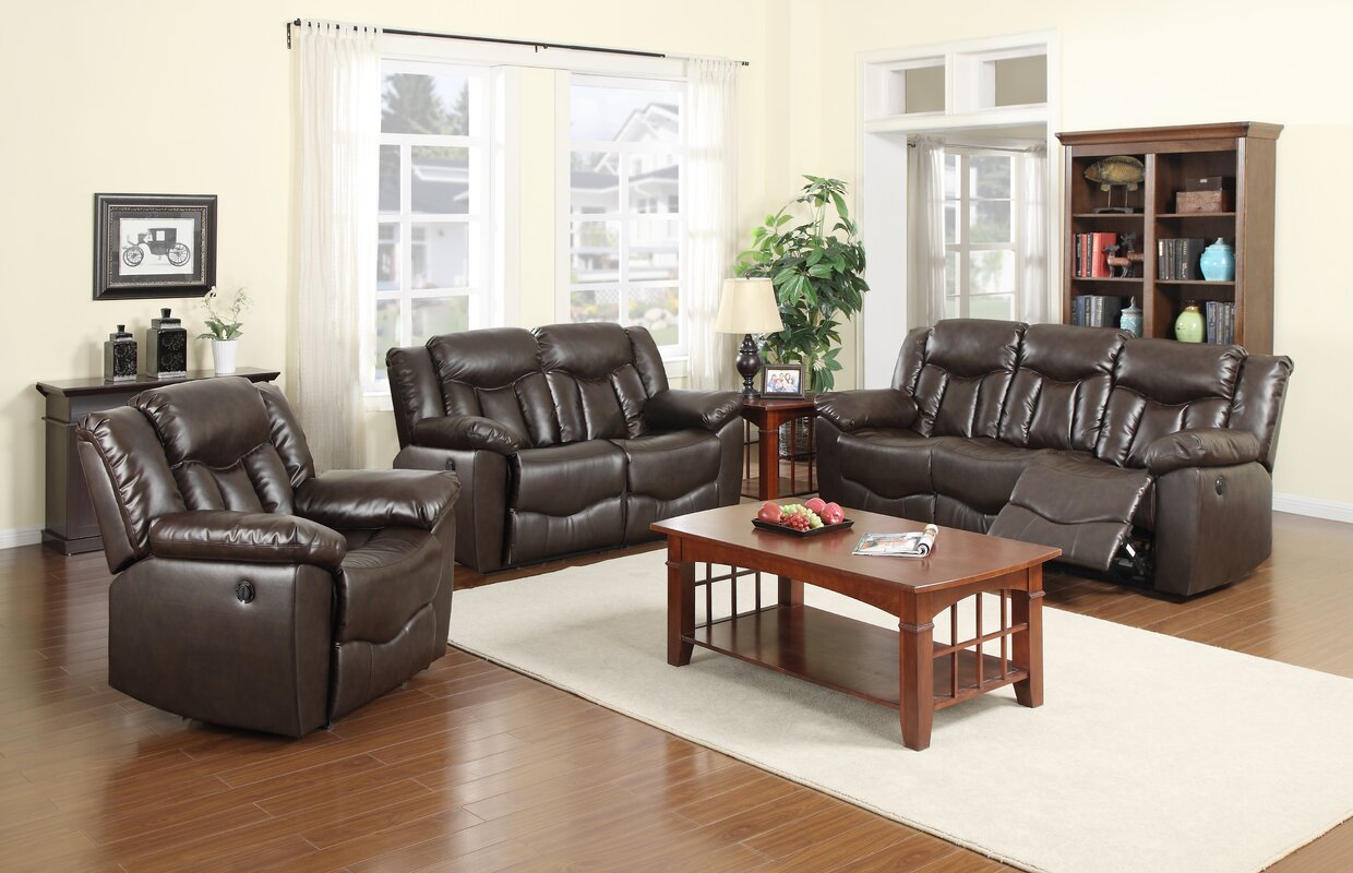 NathanielHome James 3 Piece Living Room Set & Reviews | Wayfair