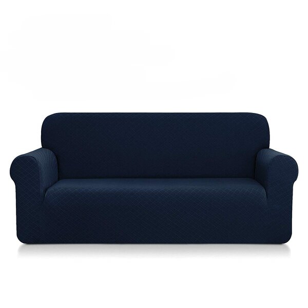 Ultra Soft Rhombus Box Cushion Sofa Slipcover By Red Barrel Studio