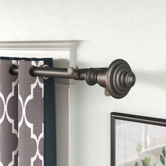 Canora Grey Allain Adjustable Curtain Double Rod Reviews Wayfair