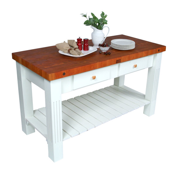 American Heritage Prep Table With Butcher Block Top By John Boos Sale