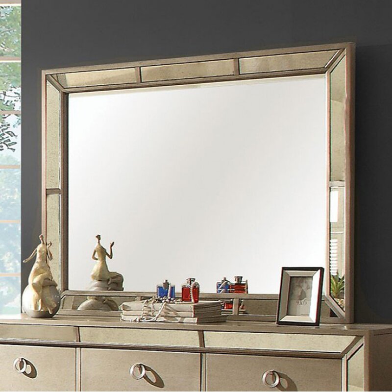 Everly Quinn Jaylee Modern Victorian Accent Mirror Wayfair