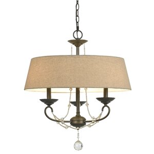 Jamaca 3-Light Shaded Chandelier