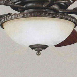 Maglione 3-Light Bowl Glass Ceiling Fan Light Kit
