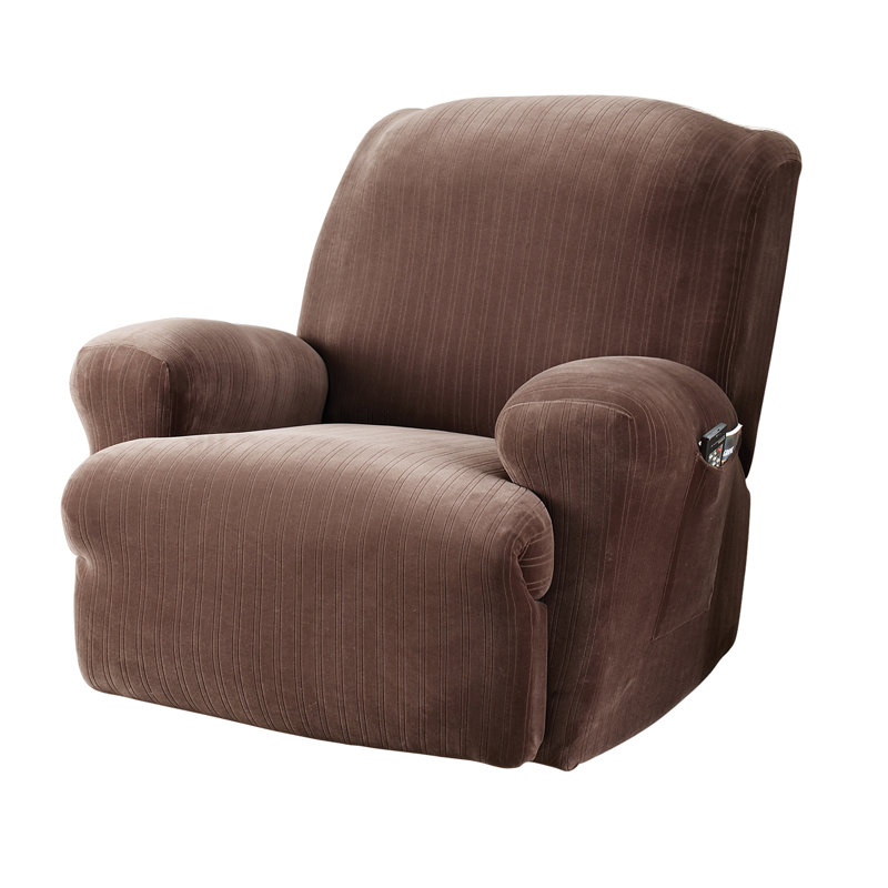 Sure Fit Stretch Pinstripe TCushion Recliner Slipcover & Reviews Wayfair