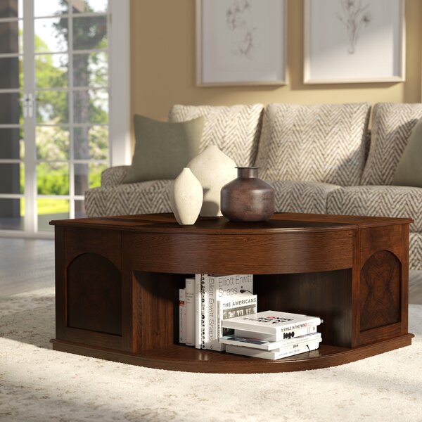 Weidler Double Lift Top Coffee Table With Tray Top By Red Barrel Studio