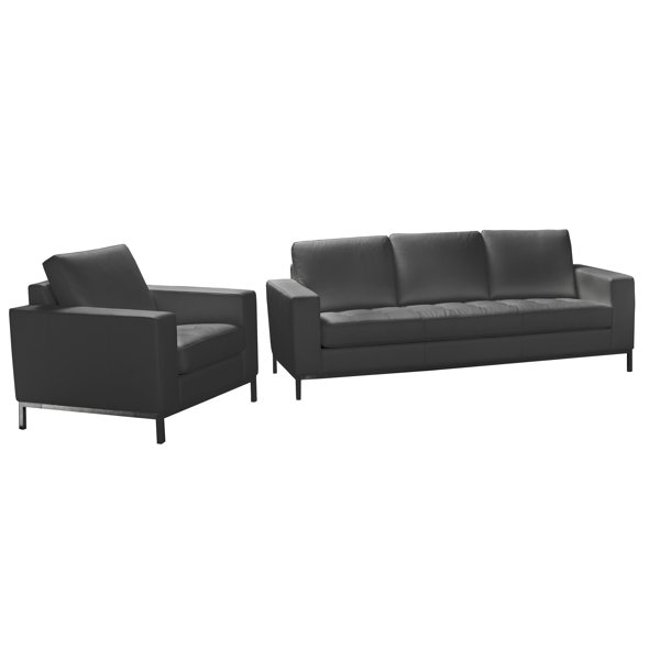 Witney 2 Piece Leather Living Room Set By Orren Ellis