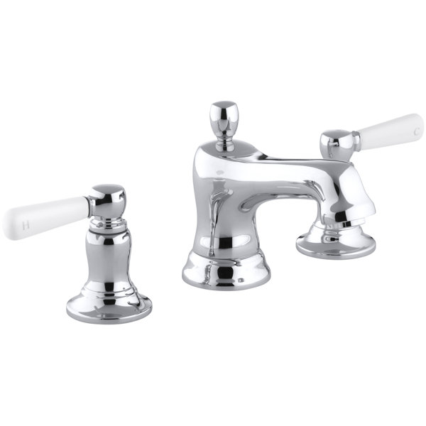 Bancroft Widespread Bathroom Faucet with Drain Assembly by Kohler