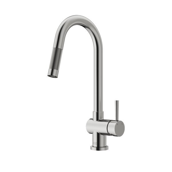 Gramercy Pull Down Single Handle Kitchen Faucet with Optional Soap Dispenser by VIGO
