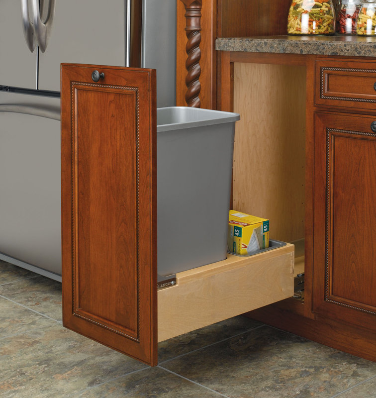 RevAShelf Bottom Mount 12.5 Gallon Pull Out Trash Can & Reviews Wayfair