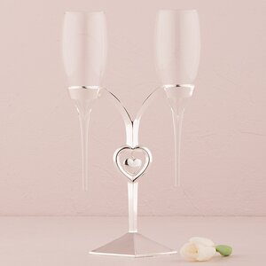 Wedding Toasting Flute Glass (Set of 2)