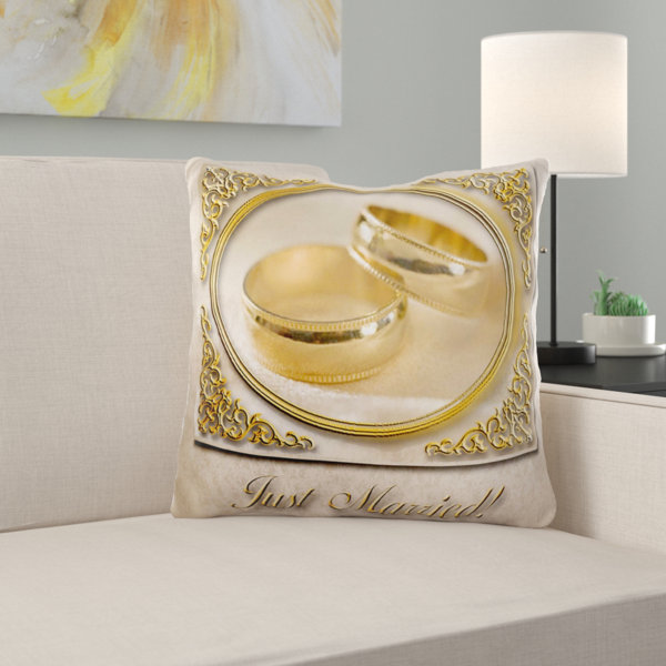 Just Married Pillow Wayfair