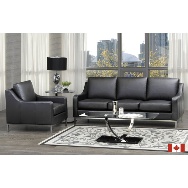 Bland 2 Piece Leather Living Room Set By Rosdorf Park Spacial Price