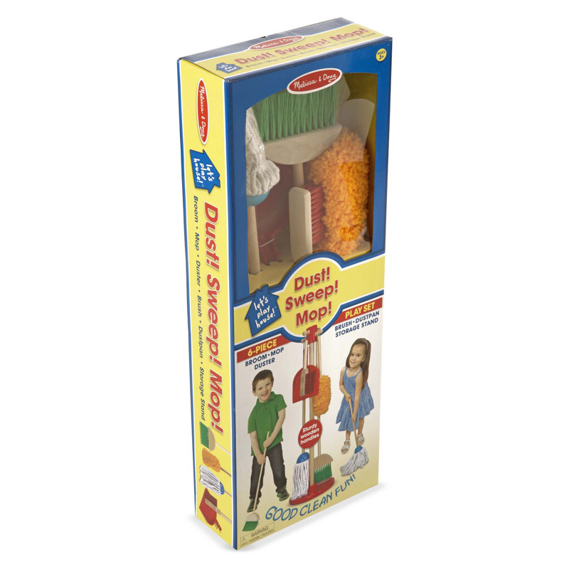 melissa and doug sweep and mop set
