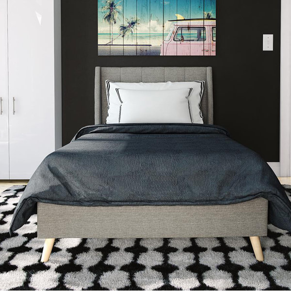 Her Majesty Upholstered Platform Bed by Novogratz