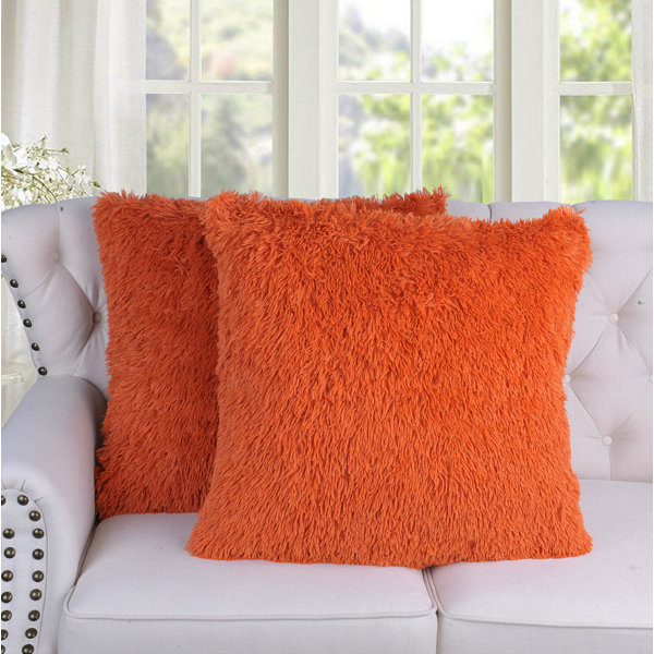 Oversized Shaggy Pillows Wayfair