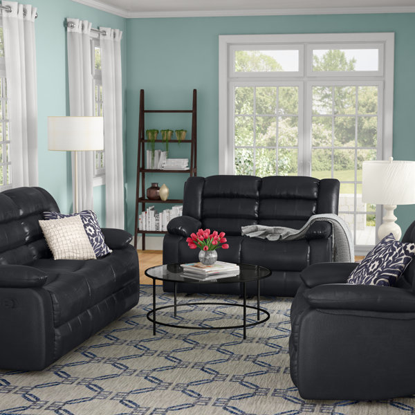 Hamlin Reclining 3 Piece Living Room Set by Red Ba