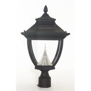 Best Pagoda Solar 1-Light LED Lantern Head By Gama Sonic Outdoor Lighting Pagoda Solar 1-Light LED Lantern Head By Gama Sonic Outdoor Lighting