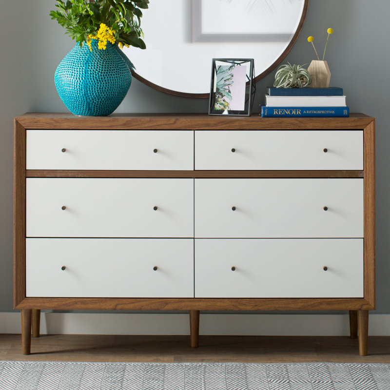 Langley Street Sunset 6 Drawer Dresser Reviews Wayfair Sunset 6 Drawer Dresser