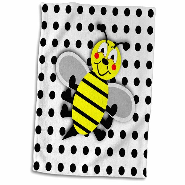 Gym and Spa Hotel 16 X 30 Inches antoipyns Cute Bumble Bee Highly Absorbent Large Decorative Hand Towels Multipurpose for Bathroom