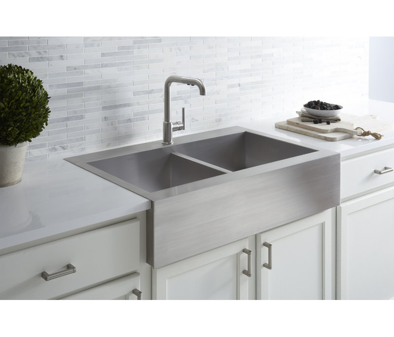 K 3944 1 Na Kohler Vault 36 L X 24 W Double Basins Farmhouse K 3944 1 Na Kohler Vault 36 L X 24 W