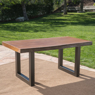 Stone Concrete Patio Tables You Ll Love Wayfair Beloit Concrete Dining Table